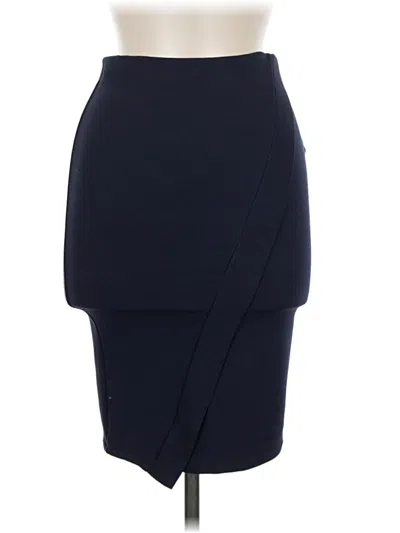 Pre-owned Trafaluc By Zara Formal Skirt In Blue