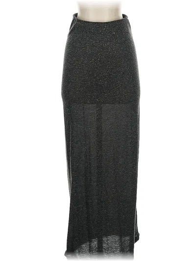 Pre-owned Trafaluc By Zara Formal Skirt In Gray