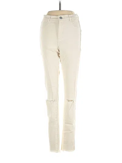 Pre-owned Trafaluc By Zara Jeans In White