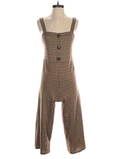 Pre-owned Trafaluc By Zara Jumpsuit In Brown