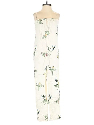 Pre-owned Trafaluc By Zara Jumpsuit In White