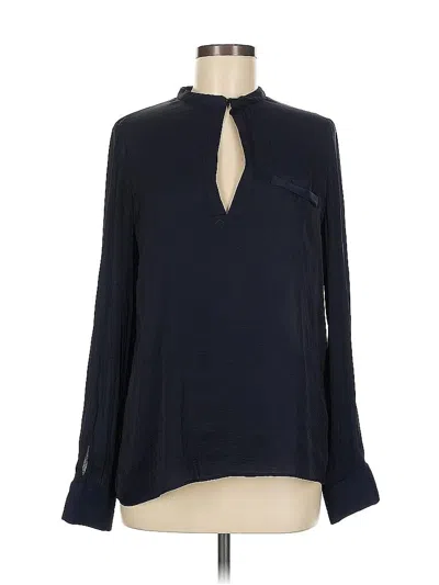 Pre-owned Trafaluc By Zara Long Sleeve Blouse In Black