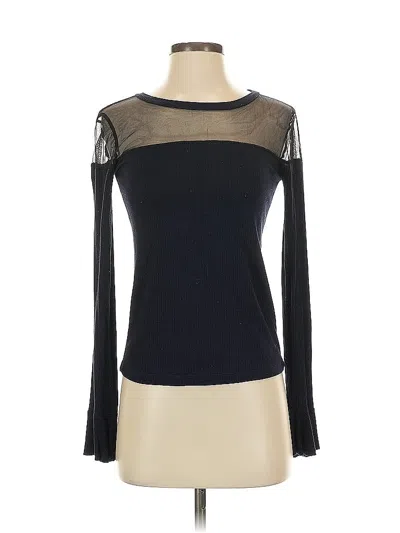 Pre-owned Trafaluc By Zara Long Sleeve T-shirt In Blue