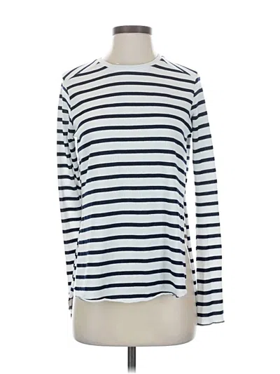 Pre-owned Trafaluc By Zara Long Sleeve T-shirt In White