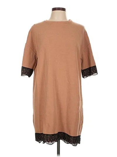 Pre-owned Trafaluc By Zara Poncho In Brown