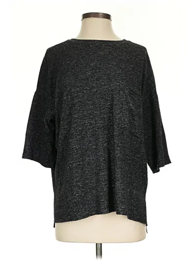 Pre-owned Trafaluc By Zara Poncho In Gray
