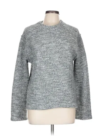 Pre-owned Trafaluc By Zara Pullover Sweater In Gray