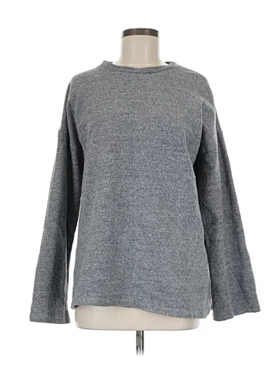Pre-owned Trafaluc By Zara Pullover Sweater In Gray