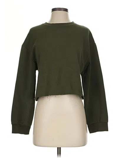 Pre-owned Trafaluc By Zara Pullover Sweater In Green