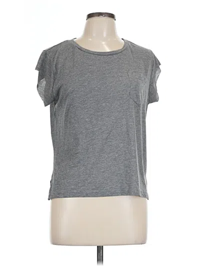 Pre-owned Trafaluc By Zara Short Sleeve T-shirt In Gray