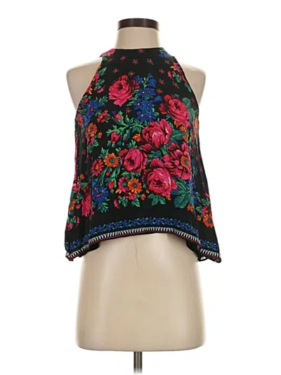 Pre-owned Trafaluc By Zara Sleeveless Blouse In Black