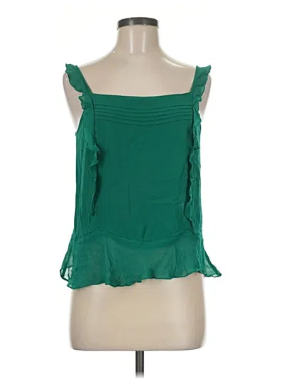 Pre-owned Trafaluc By Zara Sleeveless Blouse In Green