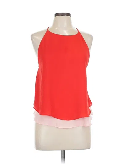 Pre-owned Trafaluc By Zara Sleeveless Blouse In Red