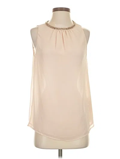 Pre-owned Trafaluc By Zara Sleeveless Blouse In White
