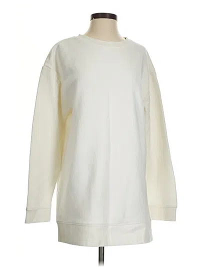 Pre-owned Trafaluc By Zara Sweatshirt In White