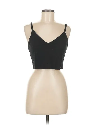 Pre-owned Trafaluc By Zara Tank Top Black Strapless Neckline Tops