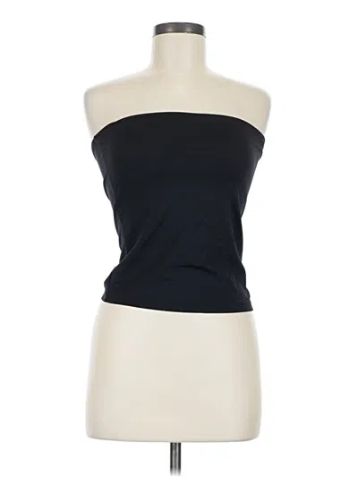 Pre-owned Trafaluc By Zara Tube Top Black Strapless Neckline Tops