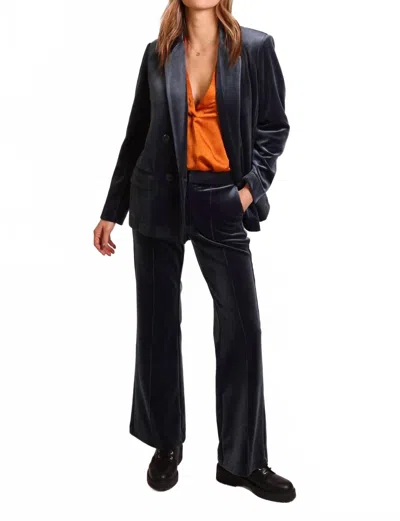 Traffic People Ava Rose Jacket In Blue