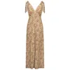 Traffic People Brown Tropical Malady Gracie Jumpsuit In Brown