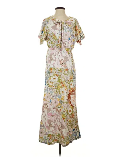 Pre-owned Traffic People Casual Dress In Pink