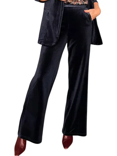 Traffic People Corduroy Clan Trouser Pants In Navy In Blue