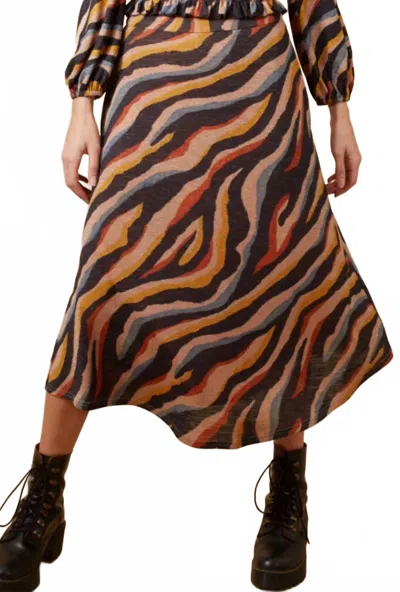 Traffic People Don't Look Ceeci Skirt In Multi