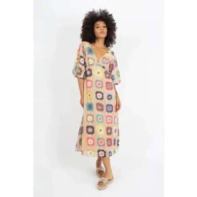 Traffic People | Dream Catcher Gloria Dress | Brown/multi