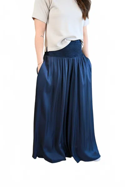 Traffic People Garden Avenue Pull On Trouser In Blue