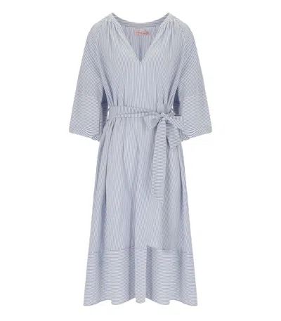 Traffic People Glee Light Blue Midi Dress