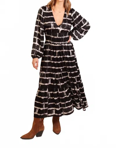 Traffic People In The Shadows Whispers Maxi Dress In Black