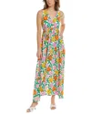 Traffic People Slow Days Maxi Dress In Multi