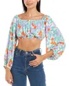 Traffic People Sofia Crop Top In Orange