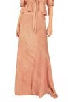 Traffic People Sunkissed Sade Skirt In Pink In Neutral