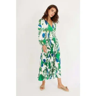 traffic people green dress Traffic People Drape Dress Green main image 1