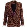 Traffic People Women's Black / Brown Proceed With Caution Ava Rose Jacket In Brown In Brown