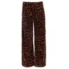 Traffic People Women's Black / Brown Proceed With Caution Lulu Trousers In Brown In Brown