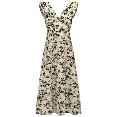 Traffic People Women's Black Long Hot Summer Chancer Dress