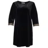 Traffic People Women's Black No Going Back Bloom Dress In Black
