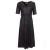 Traffic People Women's Black Silence In The Night Avengers Dress In Brown
