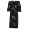 Traffic People Women's Black / Silver Divine Madness Duster Coat In Multi