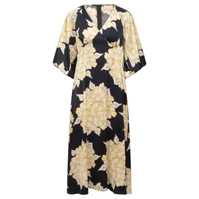 Traffic People Women's Blue Blooming Lovely Gloria Dress