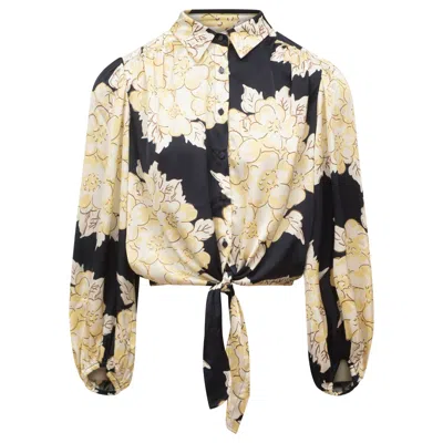 Traffic People Women's Blue Blooming Lovely Tremors Shirt