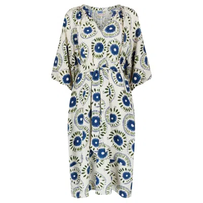 Traffic People Women's Blue / White When I Close My Eyes Glee Dress In Multi