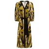Traffic People Women's Green / Black The Archive Grace Dress In Green/black