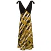 Traffic People Women's Green / Black / White The Archive Eddie Dress In Green/black/white