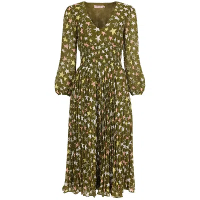 Traffic People Women's Green Gravity's Rainbow Aurora Dress