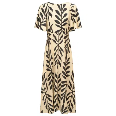 Traffic People Women's Neutrals Before Midnight Rene Dress In Black/white