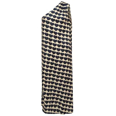 Traffic People Women's Neutrals / Blue Love Me Do Gia Dress In Navy