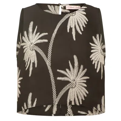 Traffic People Women's Palms Of Promise Evie Top In Black