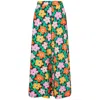 Traffic People Women's Slow Days Of Summer Flare Trousers - Black In Multi